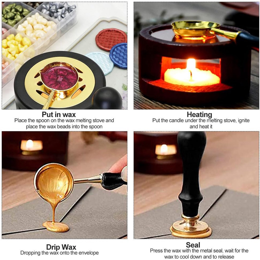 2/3Pcs Sealing Wax Stamps Set  - Wax Seal Stamp Set recension och pris