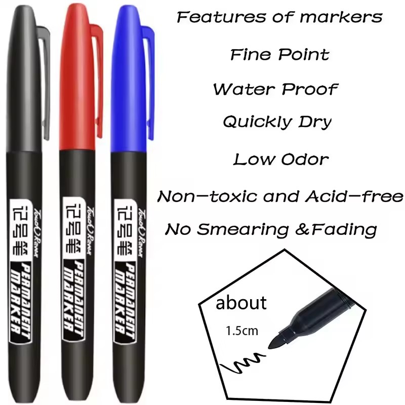 6Pcs Permanent Markers Waterpr - Copic Marker Sketch recension och pris