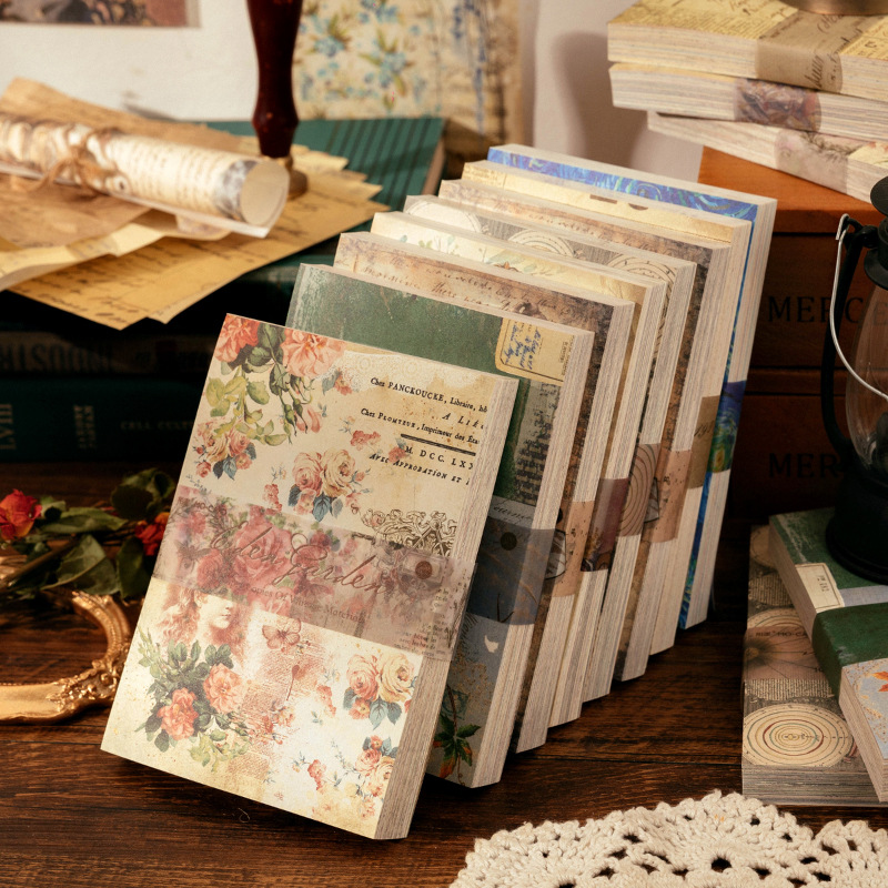 100 Sheets Vintage INS Floral  - Ink Blotter Paper recension och pris