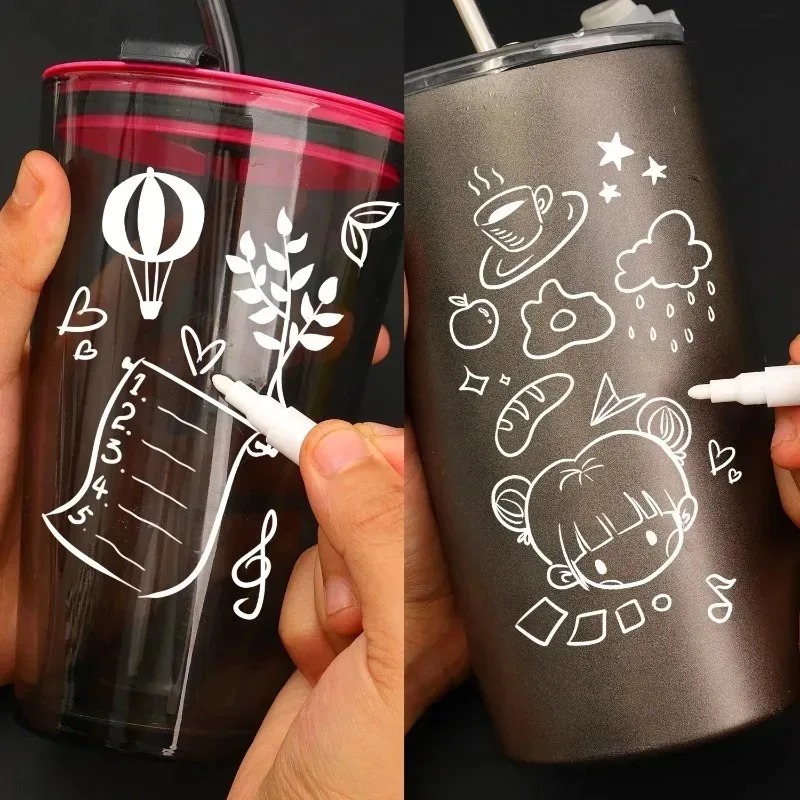 5-50PCS White Liquid Chalk Pen - Copic Marker Sketch recension och pris