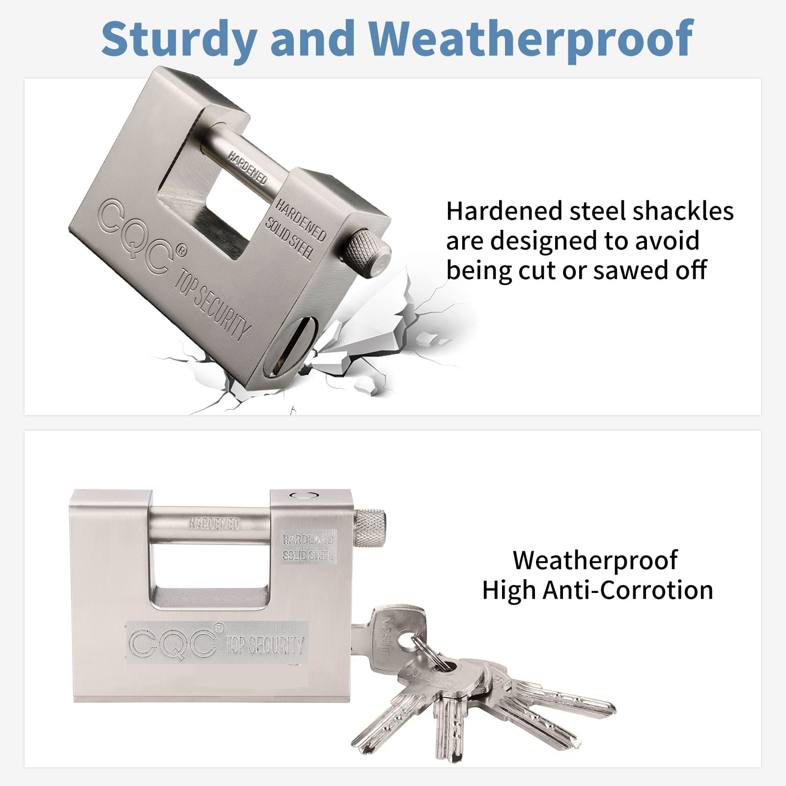 74/94mm Padlock with Key Heavy - Letter Opener Brass recension och pris
