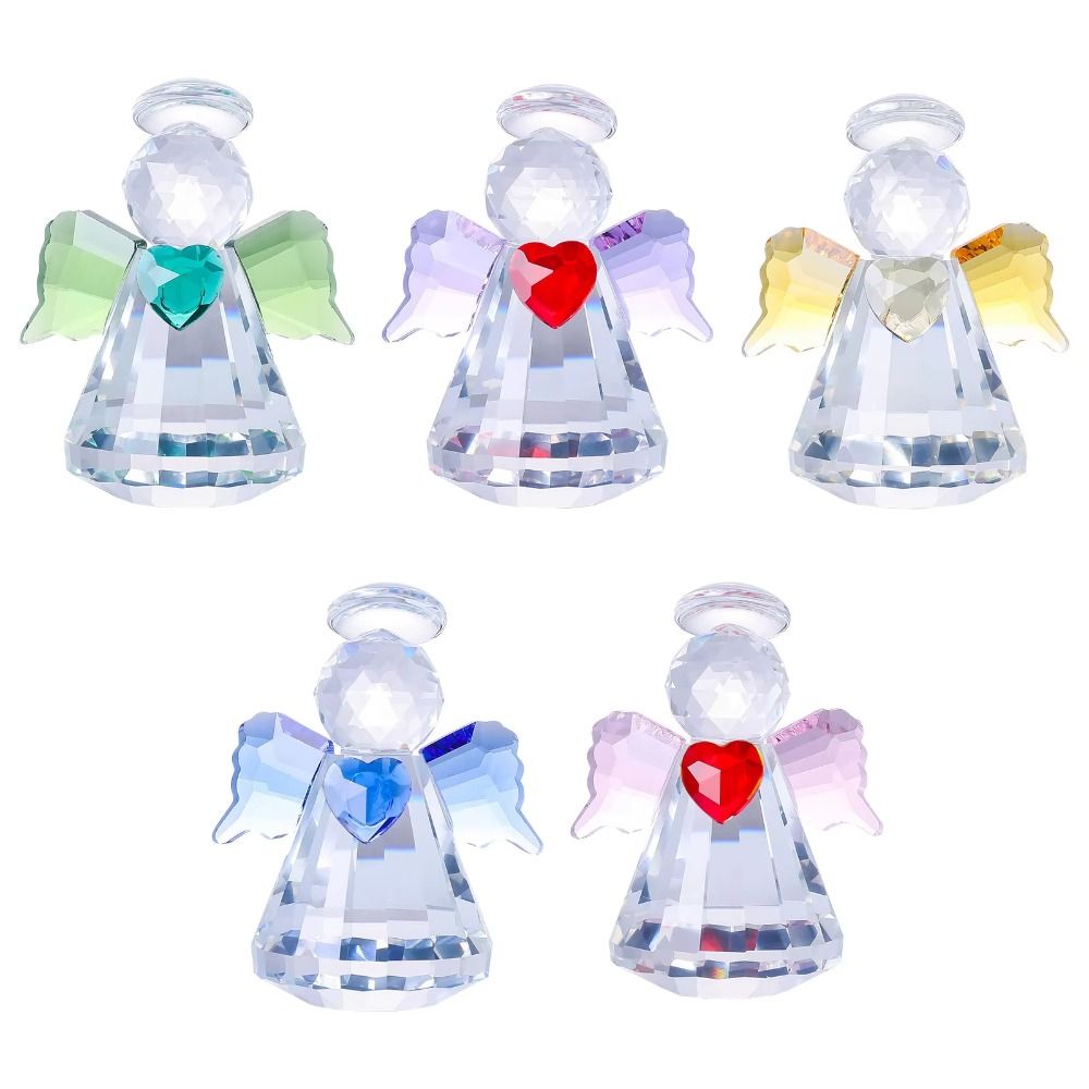 New Faceted Finish Crystal Ang - Paper Weight Crystal recension och pris