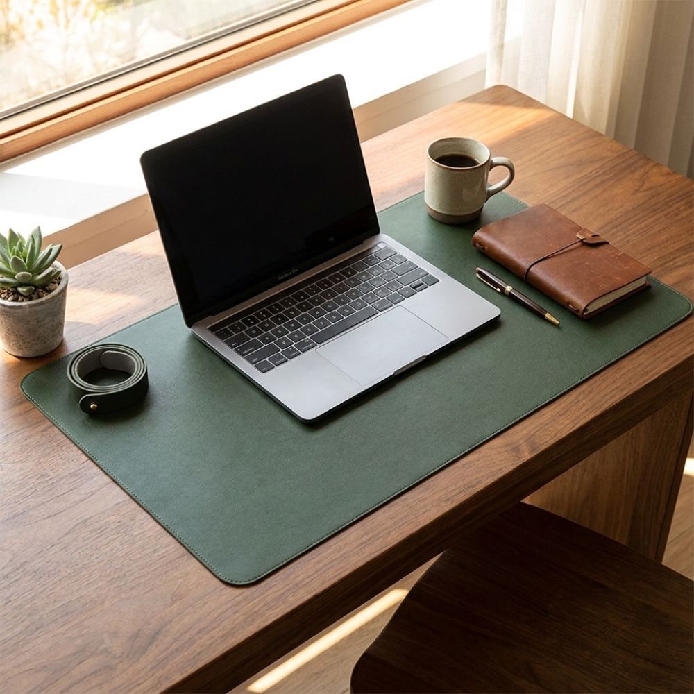 PU Leather Double Side Desk Ma - Leather Desk Pad recension och pris