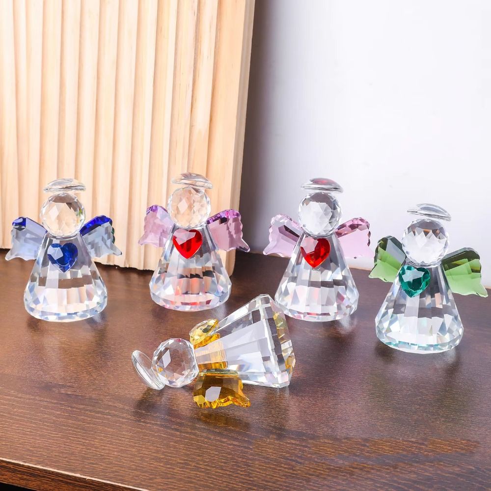 New Faceted Finish Crystal Ang - Paper Weight Crystal recension och pris