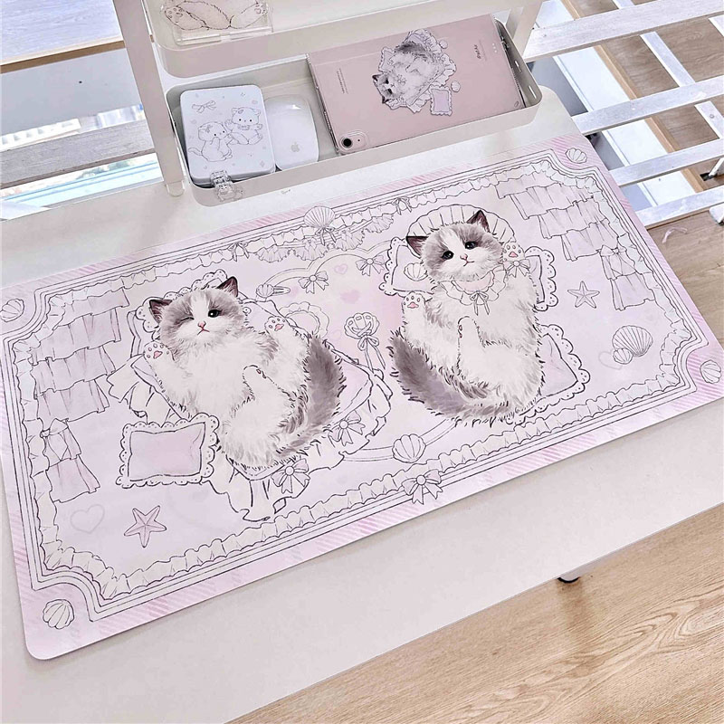 Leather Table Mat Ragdoll Cat  - Leather Desk Pad recension och pris