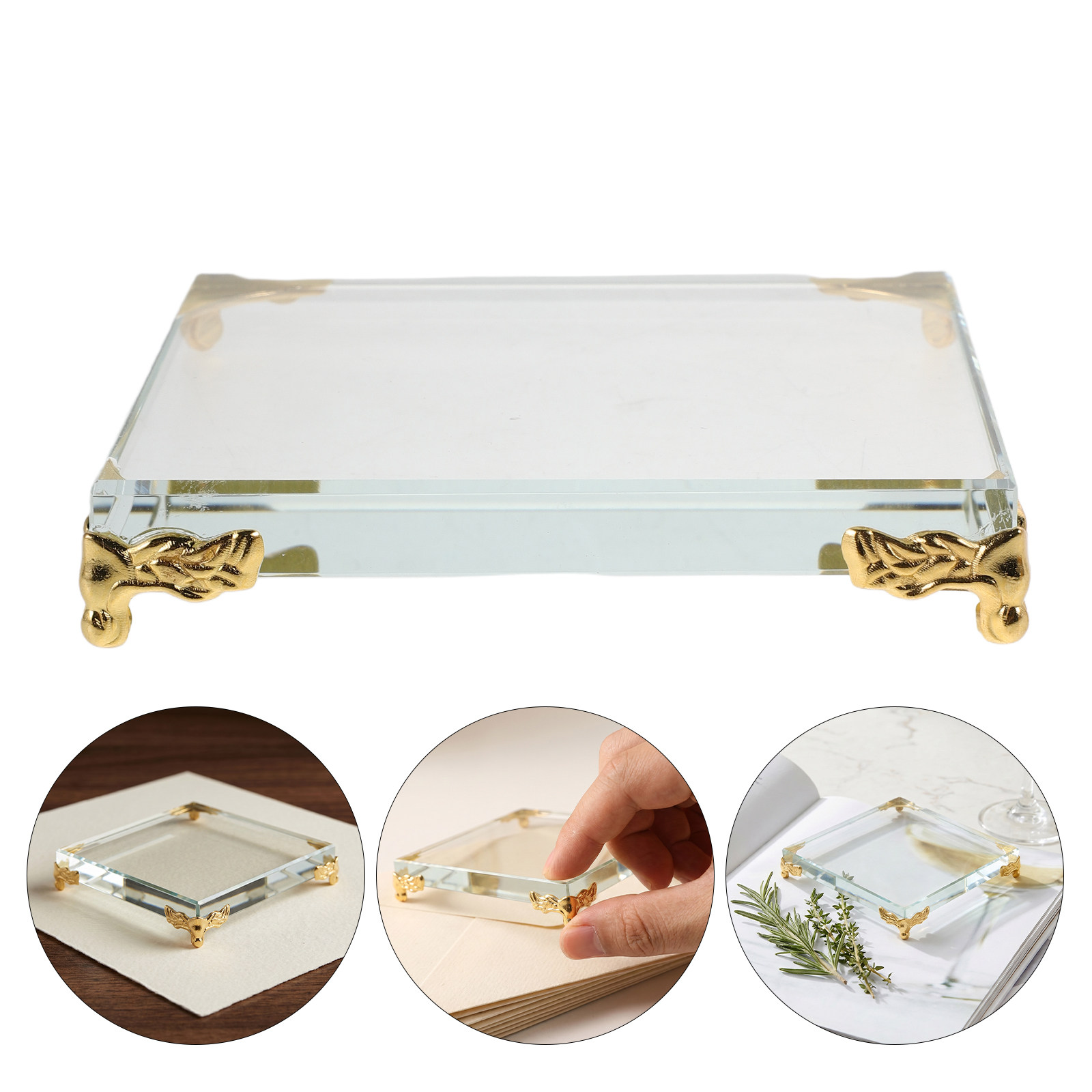 Square Crystal Paperweight Cle - Paper Weight Crystal recension och pris
